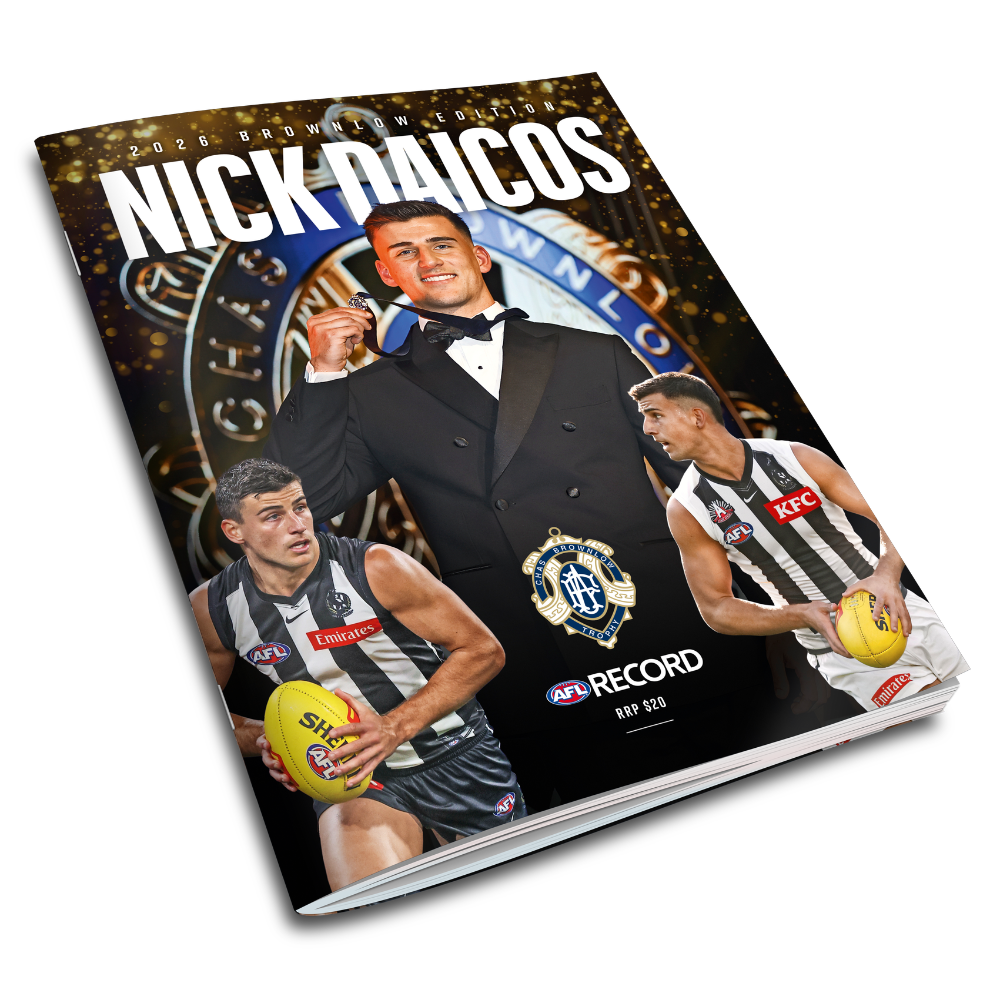 Collingwood Nick Daicos 2026 Brownlow Magazine