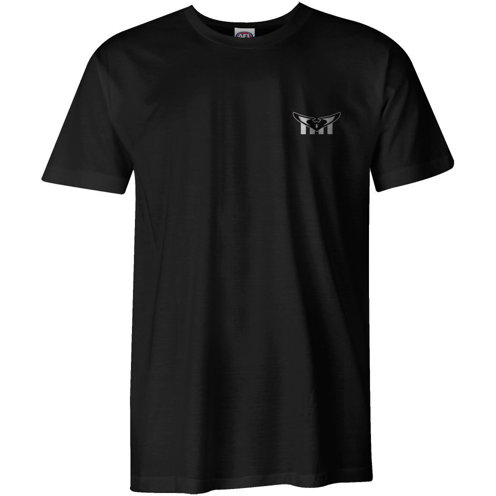Collingwood Black Tee - Swooping 