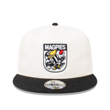 Collingwood New Era Mascot Cream Golfer Cap