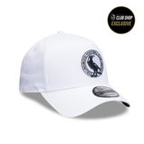 Collingwood New Era 9FORTY A-Frame Basic White Cap
