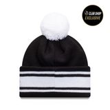 Collingwood New Era Basic Cuff Stripe KNIT Beanie | Official Collingwood FC Merchandise