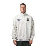 Collingwood Mitchell & Ness Centenary 1/4 Zip Crew | Official Collingwood FC Merchandise