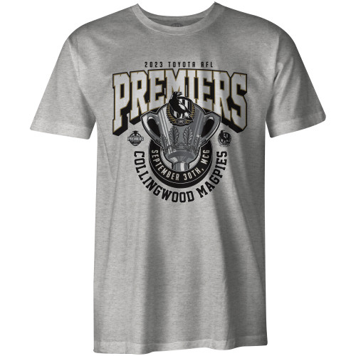 Collingwood 2023 Womens Grey Premiers Tee