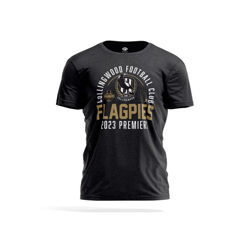 Collingwood 2023 Premiers Mens Flagpies Tee