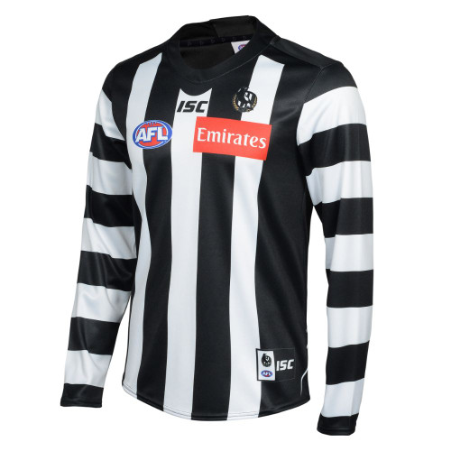 collingwood long sleeve jersey