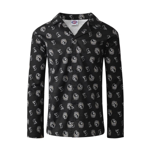 Collingwood Mens Flannelette PJ Set