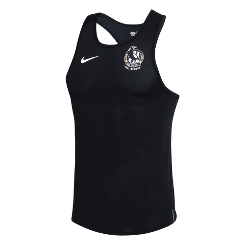 Collingwood Nike Mens Training Singlet Black