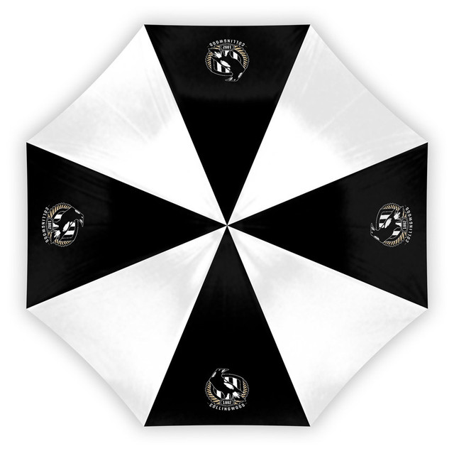 Collingwood Compact Umbrella | Official Collingwood FC Merchandise