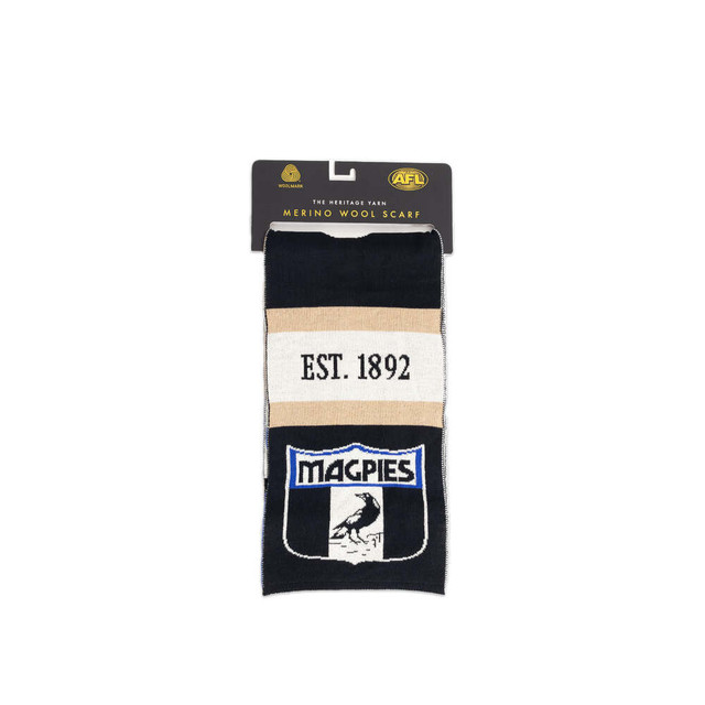 Collingwood Merino Wool Throwback Scarf Collingwood Merino Wool Throwback Scarf