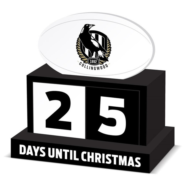 Collingwood Christmas Countdown Blocks Collingwood Christmas Countdown Blocks