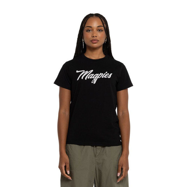 Collingwood Womens Script Tee | Official Collingwood FC Merchandise