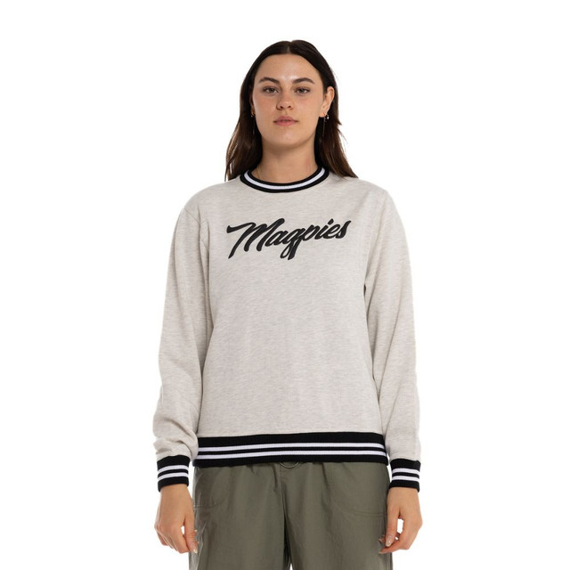 Collingwood Womens Script Crew | Official Collingwood FC Merchandise