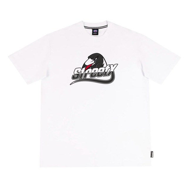 Collingwood 2024 StreetX Sports Logo Tee White Collingwood 2024 StreetX Sports Logo Tee White