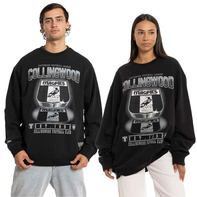 Collingwood Mitchell & Ness Shield Crew Collingwood Mitchell & Ness Shield Crew