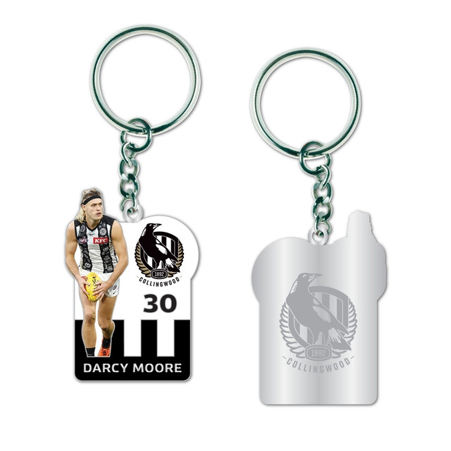 Collingwood Darcy Moore Keyring | Official Collingwood FC Merchandise