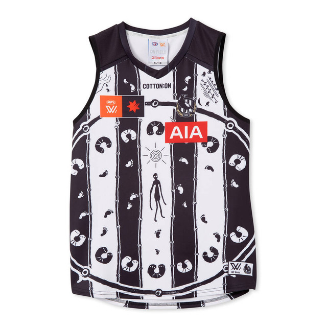 Collingwood AFLW S9 Womens Indigenous Guernsey Collingwood AFLW S9 Womens Indigenous Guernsey