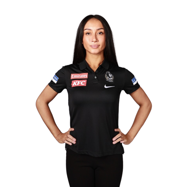 Collingwood 2025 Nike Womens Team Polo Collingwood 2025 Nike Womens Team Polo