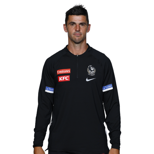 Collingwood 2025 Nike Mens Team 1/4 Zip Top | Official Collingwood FC Merchandise
