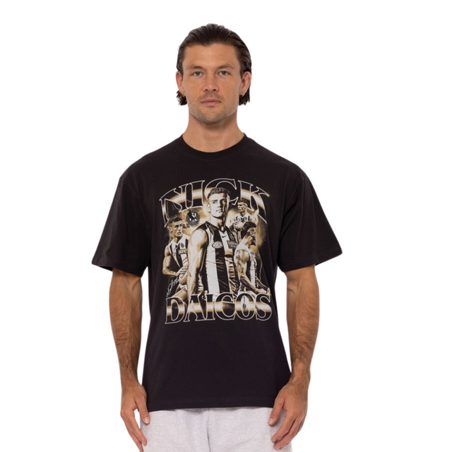 Collingwood Men's Nick Daicos Player Tee Collingwood Men's Nick Daicos Player Tee
