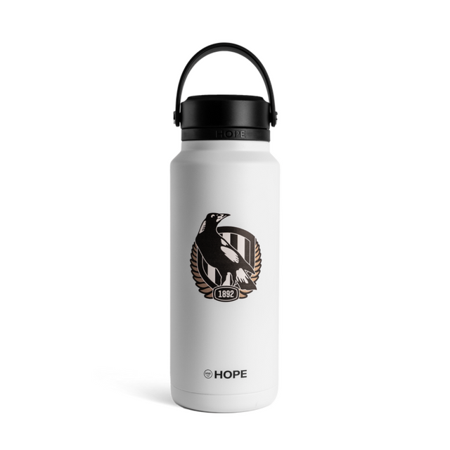 Collingwood x Hope Performance 1 Litre White Drink Bottle Collingwood x Hope Performance 1 Litre White Drink Bottle
