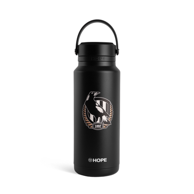 Collingwood x Hope Performance 1 Litre Black Drink Bottle Collingwood x Hope Performance 1 Litre Black Drink Bottle