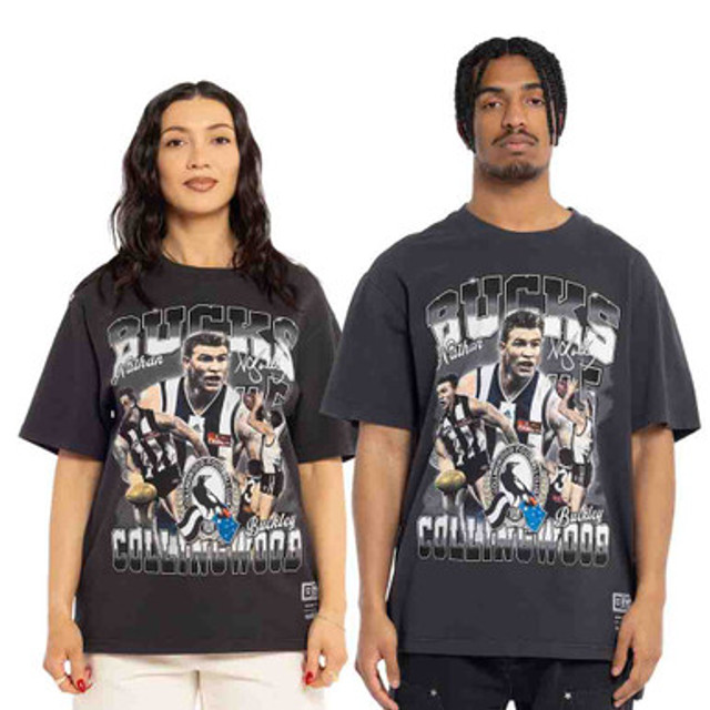 Collingwood Mitchell & Ness Nathan Buckley Tee Collingwood Mitchell & Ness Nathan Buckley Tee