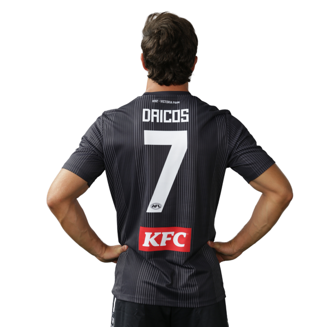 Collingwood Official Heat Press Name - Black/White