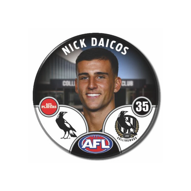 Collingwood Nick Daicos AFL Badge