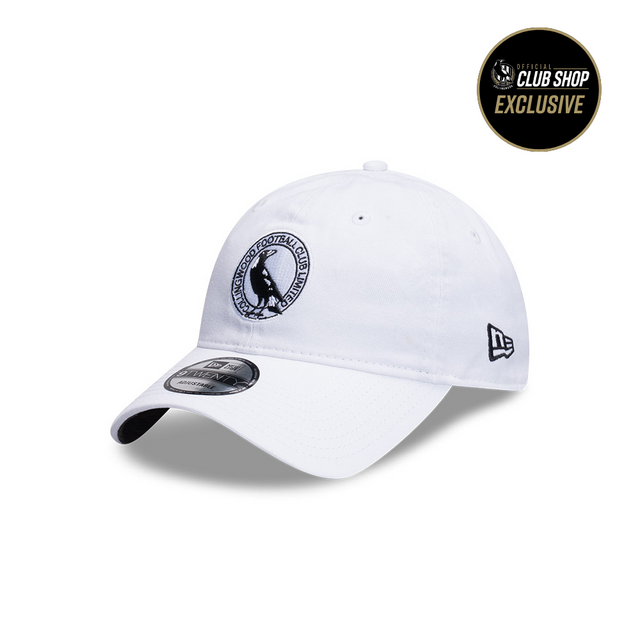 Collingwood New Era 9TWENTY Basic White Cap