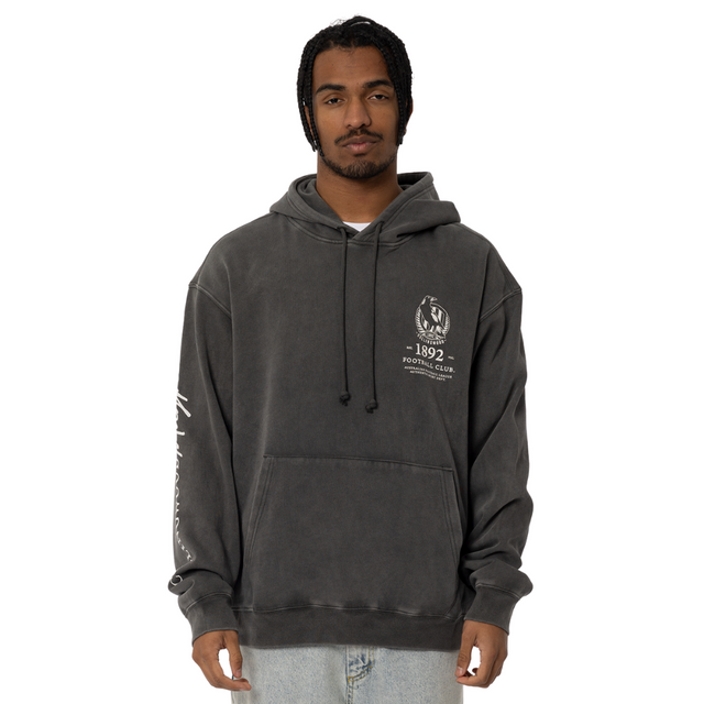 Collingwood Acid Wash Hood | Official Collingwood FC Merchandise