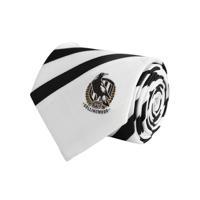Collingwood Logo Tie | Official Collingwood FC Merchandise