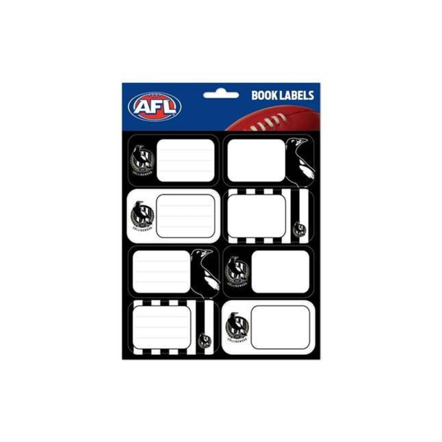 Collingwood Book Labels | Official Collingwood FC Merchandise