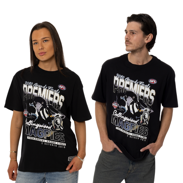 Collingwood Mitchell & Ness 2010 Premiers Tee | Official Collingwood FC Merchandise
