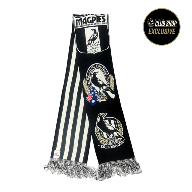 Collingwood Logo Evolution Scarf
