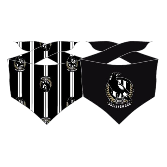 Collingwood Baby Gameday Dribble Bib Set | Official Collingwood FC Merchandise