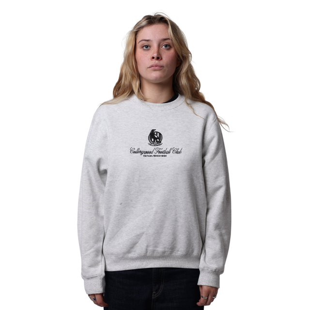 Collingwood Womens Crest Crew | Official Collingwood FC Merchandise