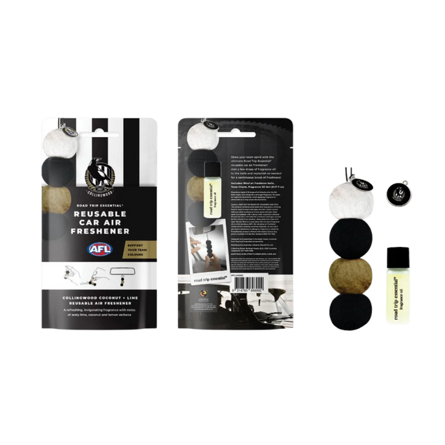 Collingwood Reusable Car Air Freshener | Official Collingwood FC Merchandise