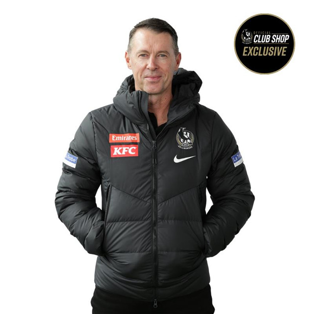 Collingwood 2026 Nike Mens Fly's Coaches Jacket | Official Collingwood FC Merchandise