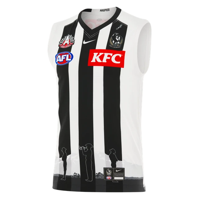 Collingwood 2026 Nike Adults Anzac Day Guernsey | Official Collingwood FC Merchandise