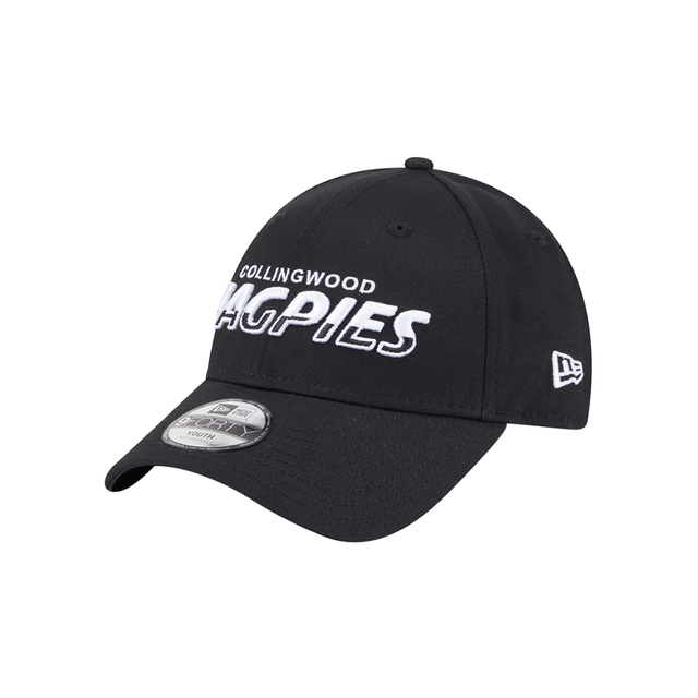 Collingwood New Era 9FORTY Youth Split Script Cap
