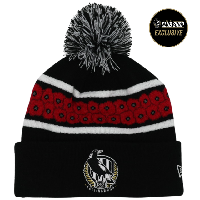 Collingwood New Era Poppy Knit Beanie