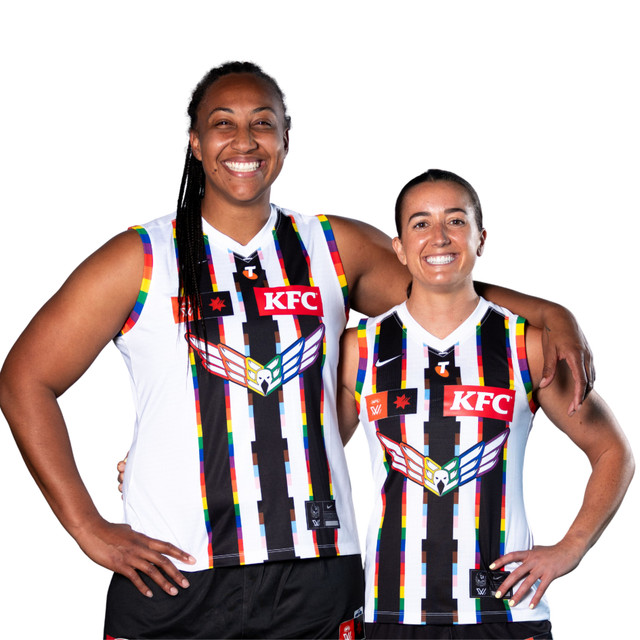 Collingwood 2026 Nike AFLW Unisex Pride Guernsey