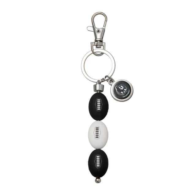 Collingwood 3 Ball Charm Keyring | Official Collingwood FC Merchandise