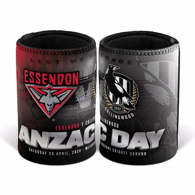 Anzac Day 2026 Dual Team Can Cooler | Official Collingwood FC Merchandise
