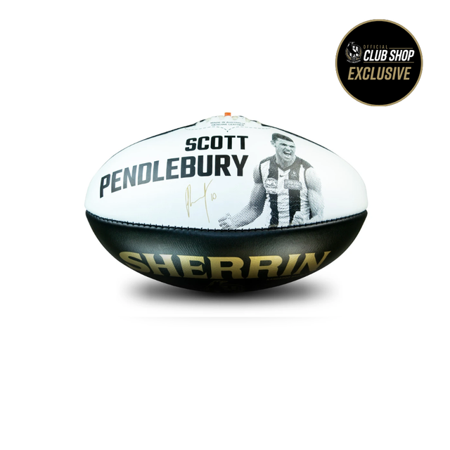 Collingwood Scott Pendlebury Special Edition Size 5 Leather Football