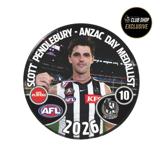 Scott Pendlebury 2026 Anzac Day Medallist Badge