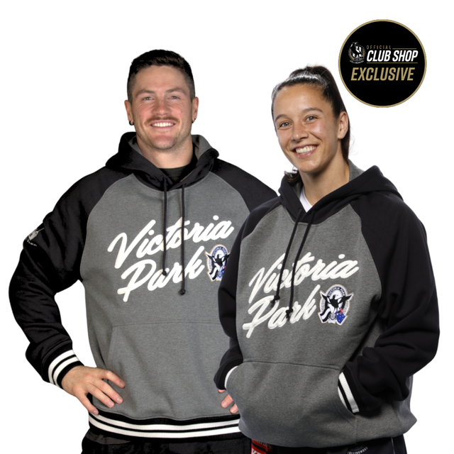 Collingwood Victoria Park Adults Script Hood