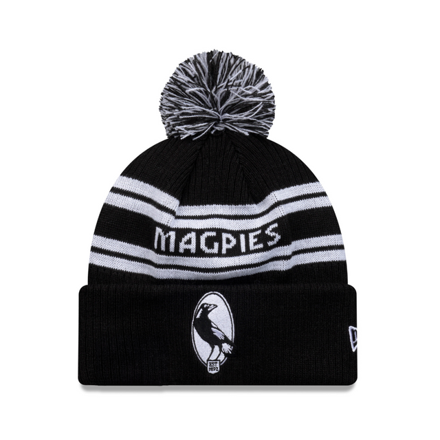 Collingwood 2026 New Era Retro Round Beanie