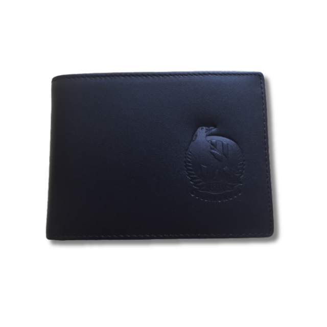 Collingwood Team Logo Leather Wallet | Official Collingwood FC Merchandise