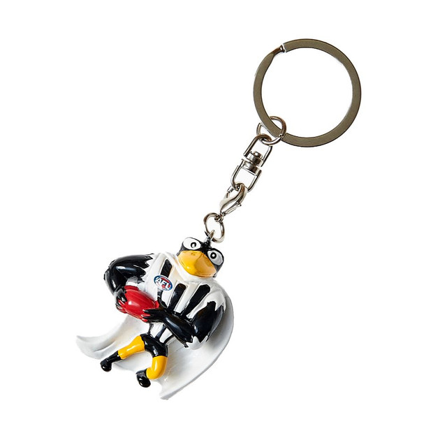 Collingwood Magpies Mascot Keyring